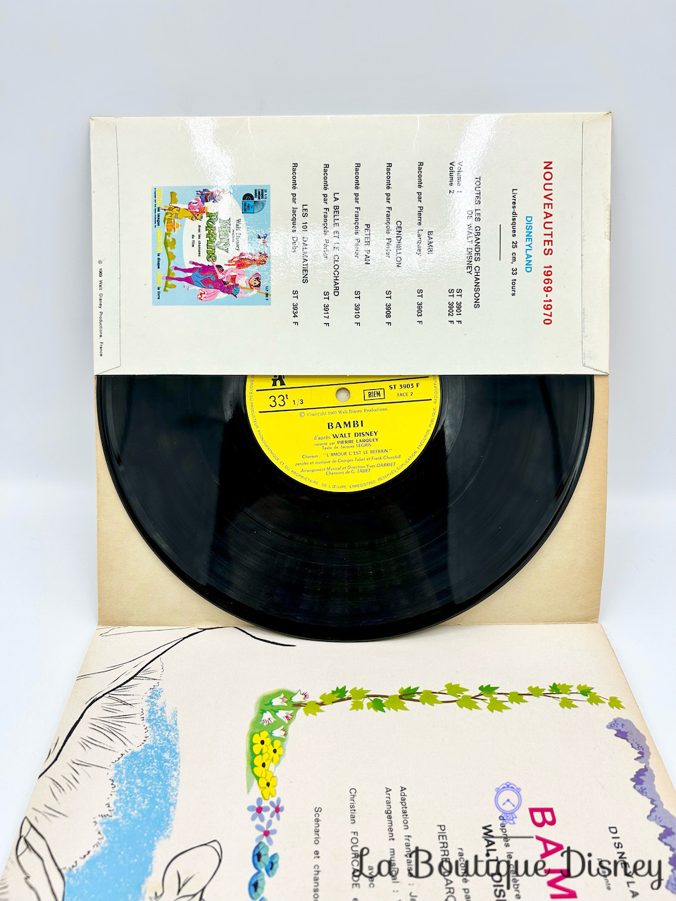 livre-disque-33-tours-bambi-disneyland-record-vintage-2