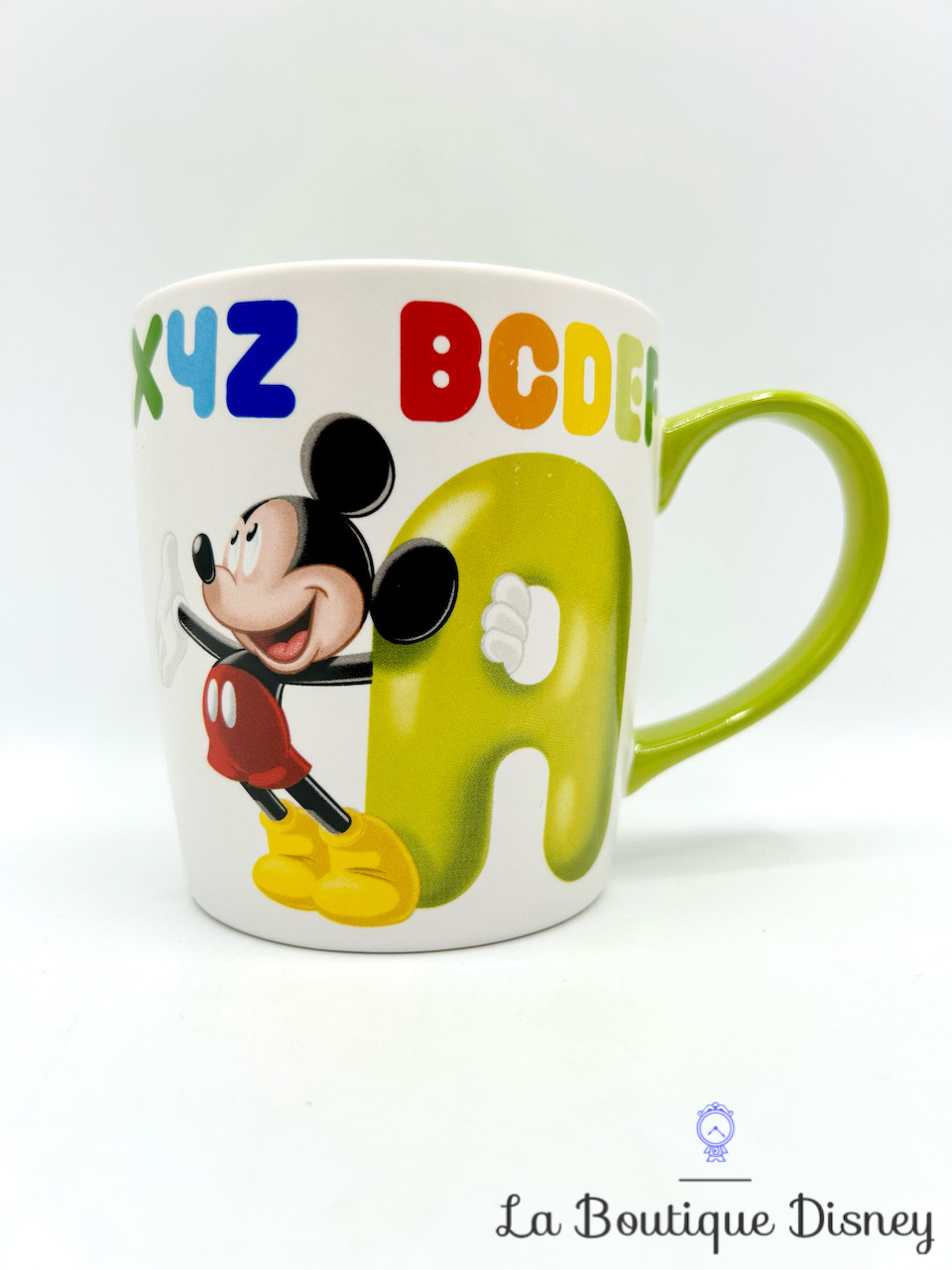 Tasse Mickey Mouse Lettre A Disneyland Paris Disney mug alphabet