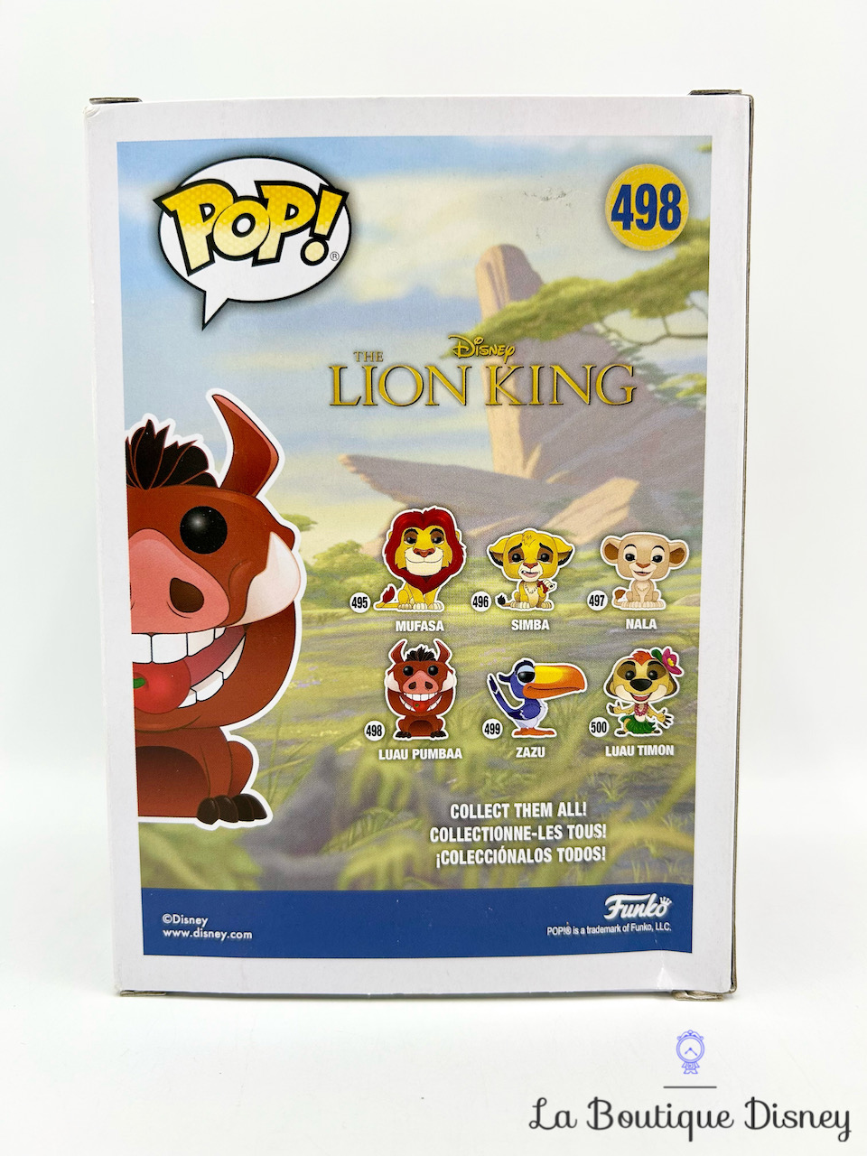 Figurine Funko POP 498 Luau Pumbaa Disney Le roi lion collection vinyl ...