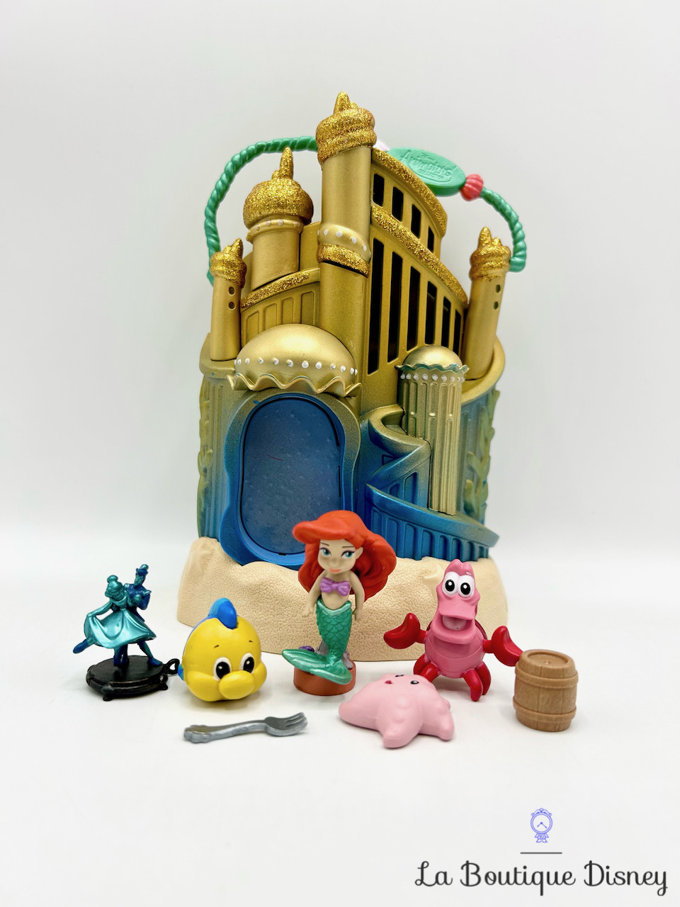 Figurine Château Maison à suprises de Ariel Animators Littles Collection La petite sirène Disney Store 2018 Ensemble jeu miniature