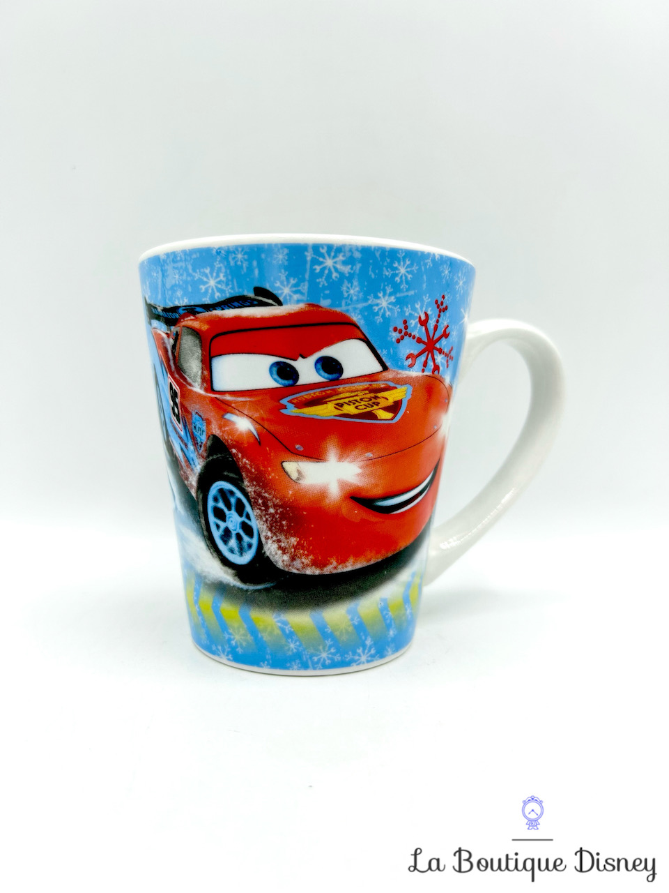 Tasse Flash McQueen Francesco Bernoulli Noël Cars Disney Pixar mug BBB voiture neige