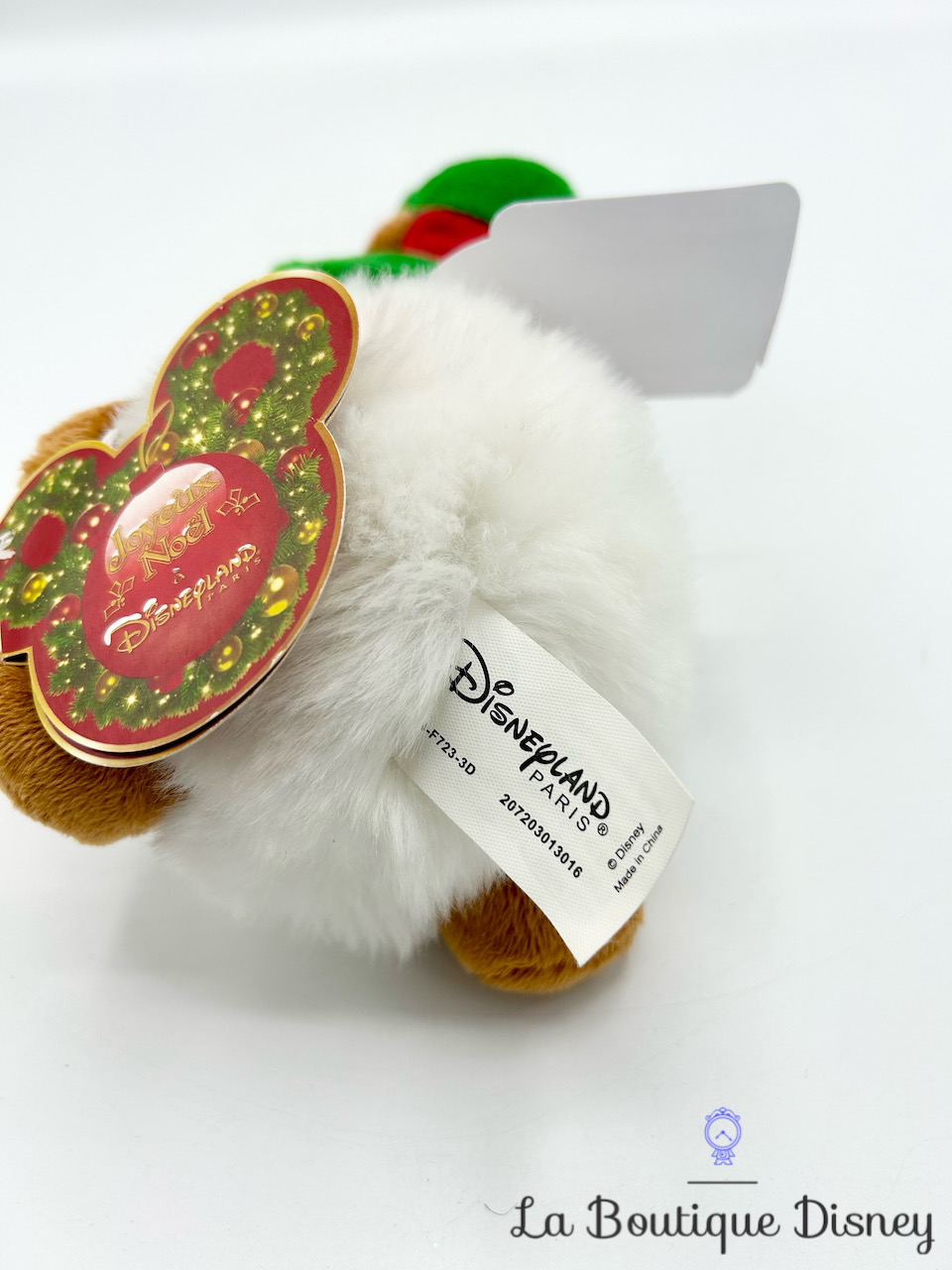 peluche-tic-boule-de-neige-disneyland-paris-disney-noel-écureuil-tic-et-tac-chapeau-vert-3