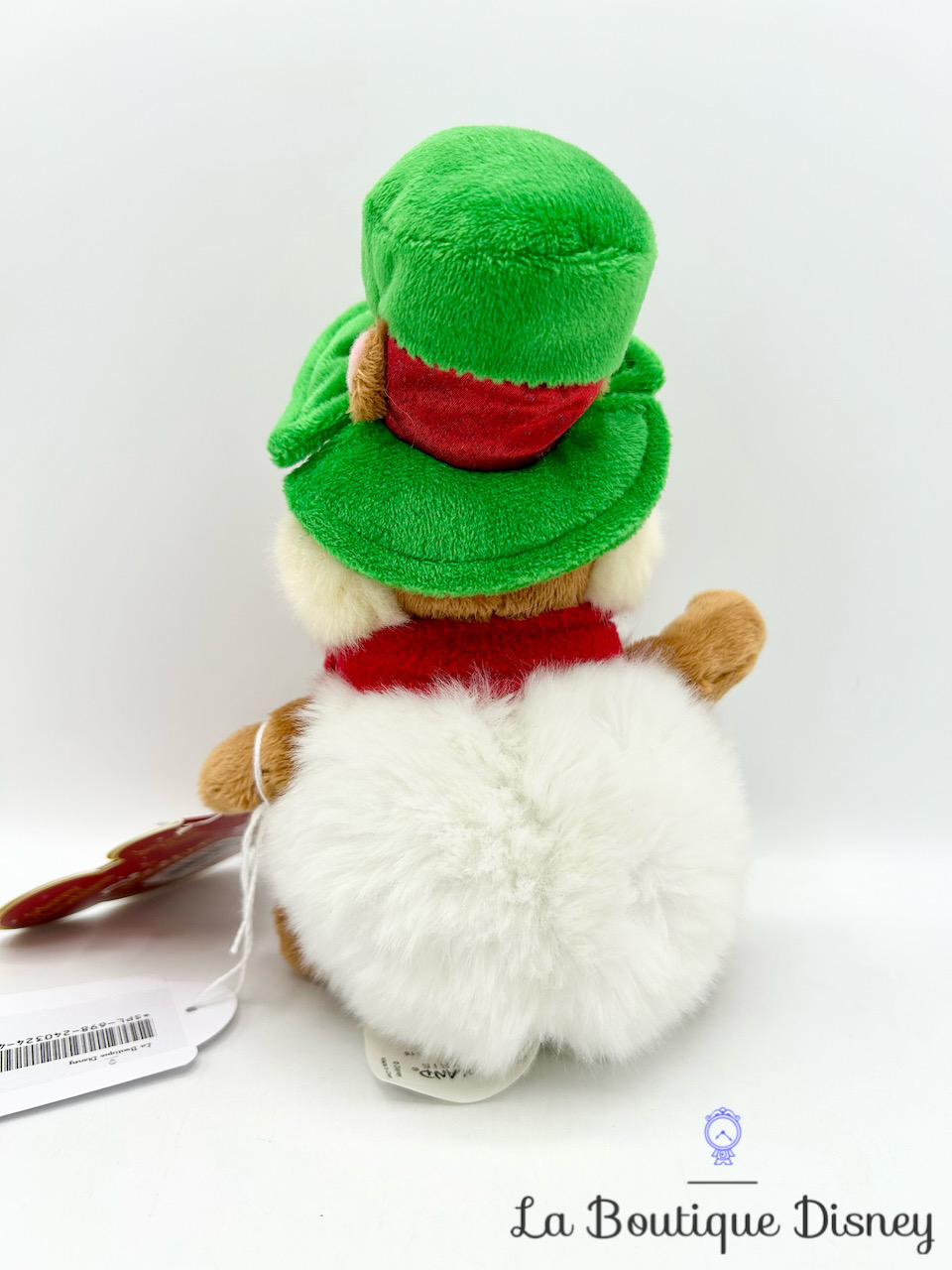 peluche-tic-boule-de-neige-disneyland-paris-disney-noel-écureuil-tic-et-tac-chapeau-vert-4