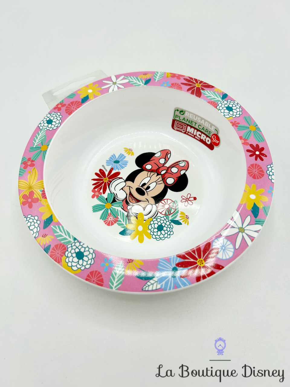 assiette-creuse-minnie-mouse-fleurs-rose-disney-wize-kids-plastique-1