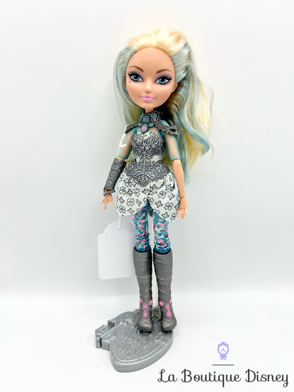 Poupée Ever After High Darling Charming Dragon Games bleu argent 28 cm