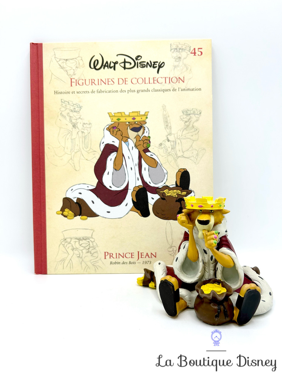 livre-figurine-prince-jean-robin-des-bois-disney-figurines-de-collection-hachette-encyclopédie-1