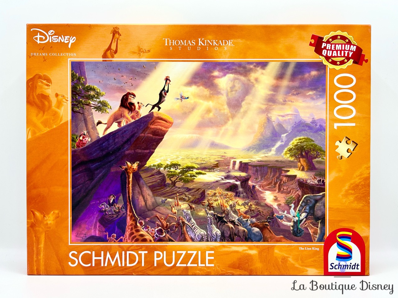 Puzzle 1000 pièces Le roi lion The Lion King Thomas Kinkade Dreams ...