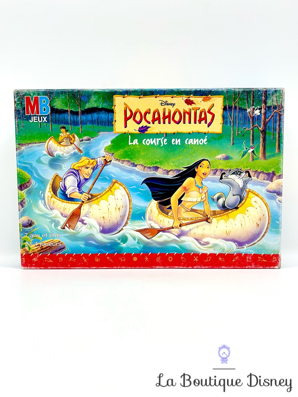 jeu-de-société-pocahontas-la-course-en-canoe-disney-MB-jeux-vintage-1