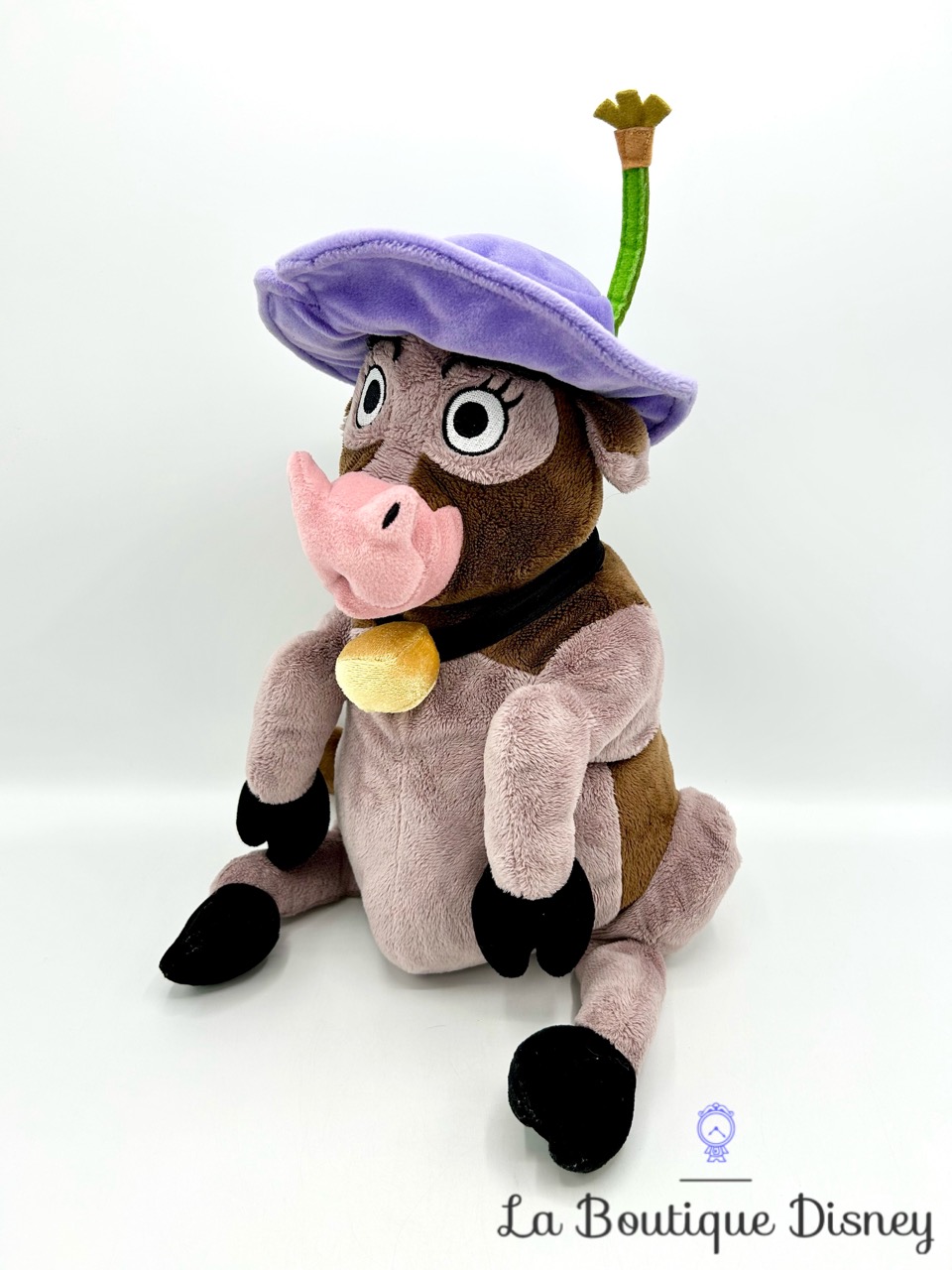 peluche-miss-caloway-vache-la-ferme-se-rebelle-disneyland-paris-disney-chapeau-violet-0