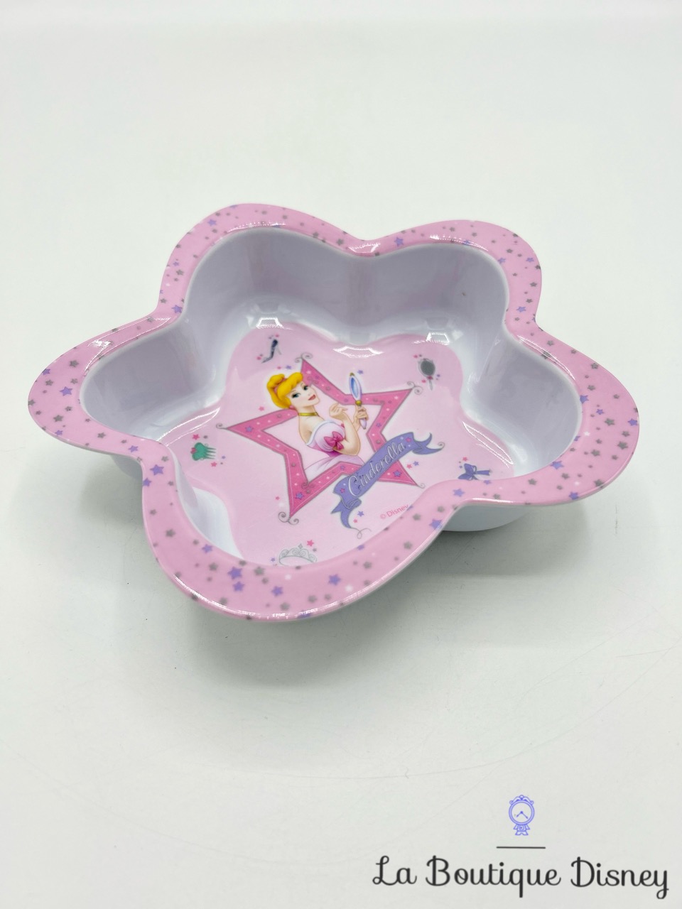 assiette-creuse-cendrillon-cinderella-disney-étoile-rose-plastique-1