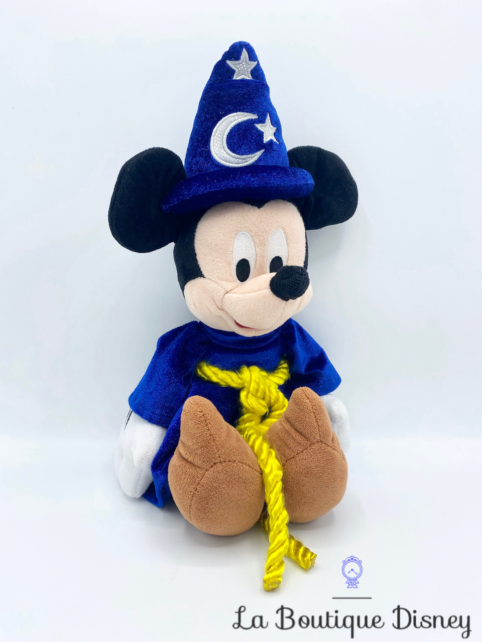 Peluche Mickey Mouse Fantasia Disneyland Paris Disney chapeau magicien bleu 40 cm