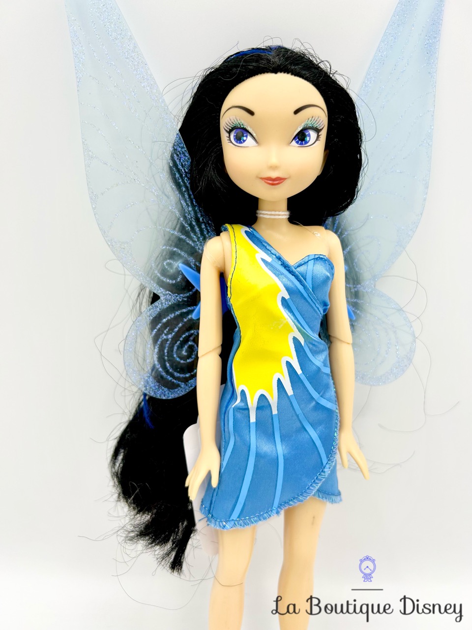 Poupée Ondine Disney Store 2013 Fairies La Fée Clochette bleu ailes 28 cm