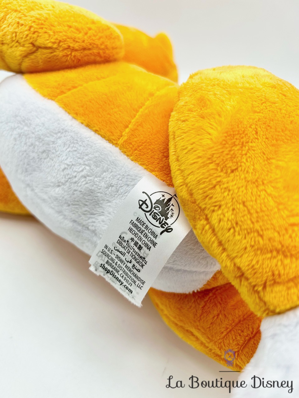 Peluche Sox chat Buzz Lightyear Disney Store 2022 articulé orange 40 cm