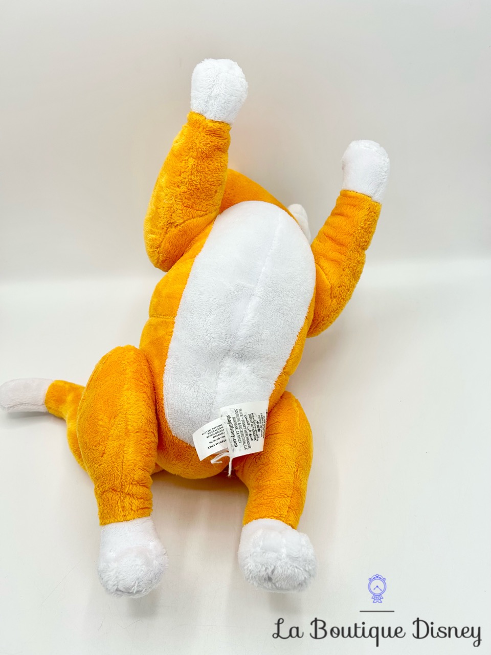 Peluche Sox chat Buzz Lightyear Disney Store 2022 articulé orange 40 cm