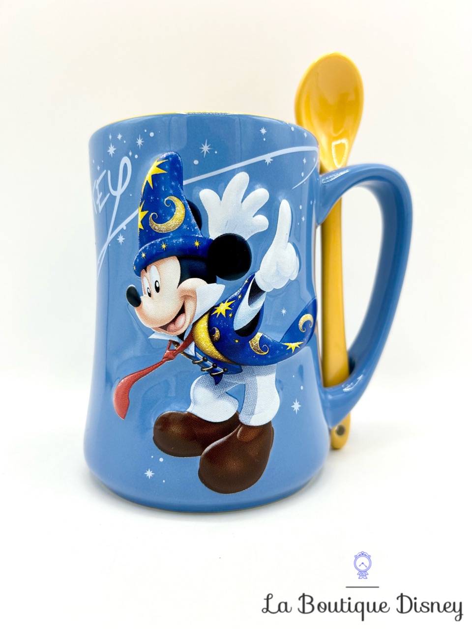 tasse-mickey-mouse-20-ème-anniversaire-cuillère-disneyland-mug-disney-bleu-20-ans-1