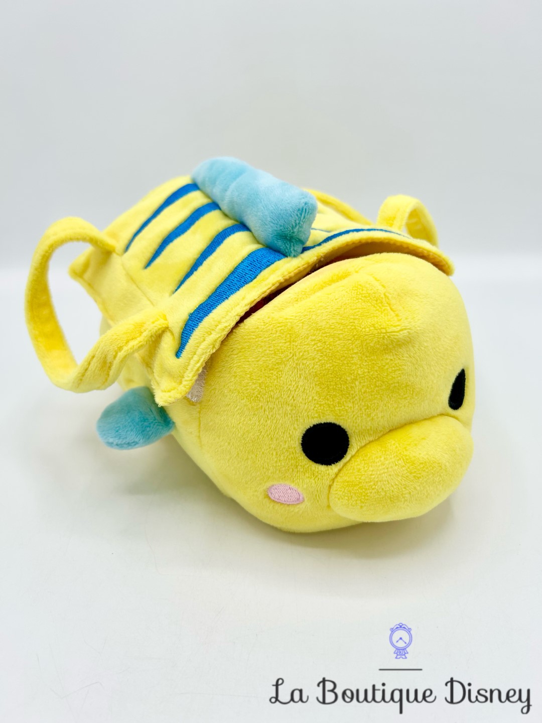 Peluche Set Polochon Bag Tsum Tsum Flounder Disney Store 2016 La Petite Sirène Ariel Eureka Sebastien