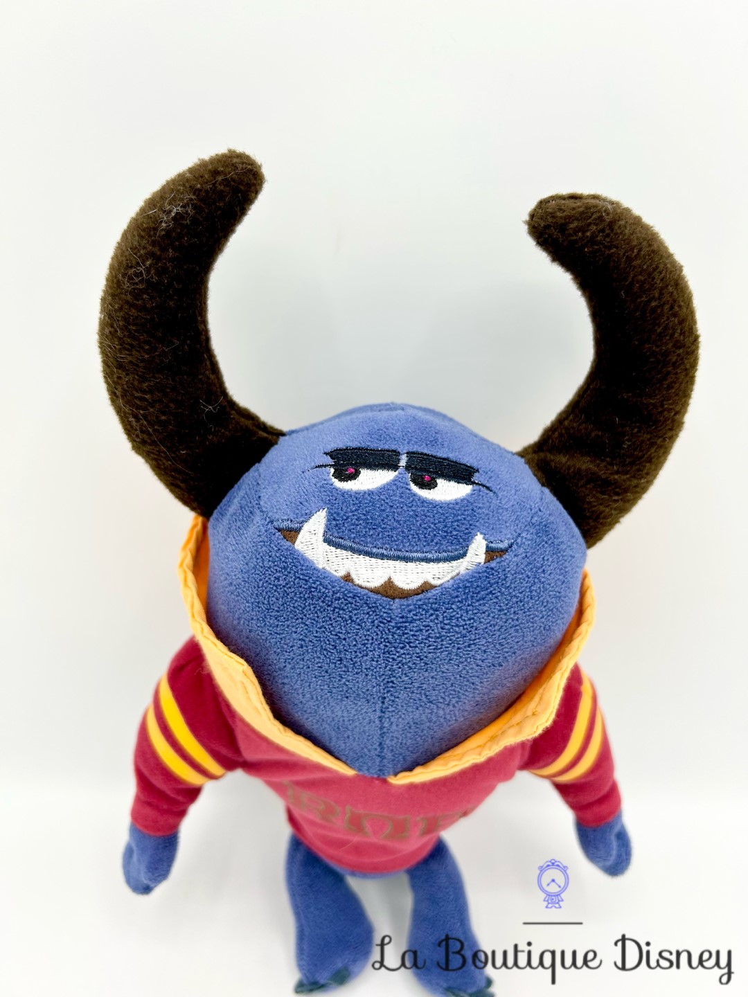Peluche Johnny Worthington Monsters University Disney Store Monstres Academy violet cornes 26 cm