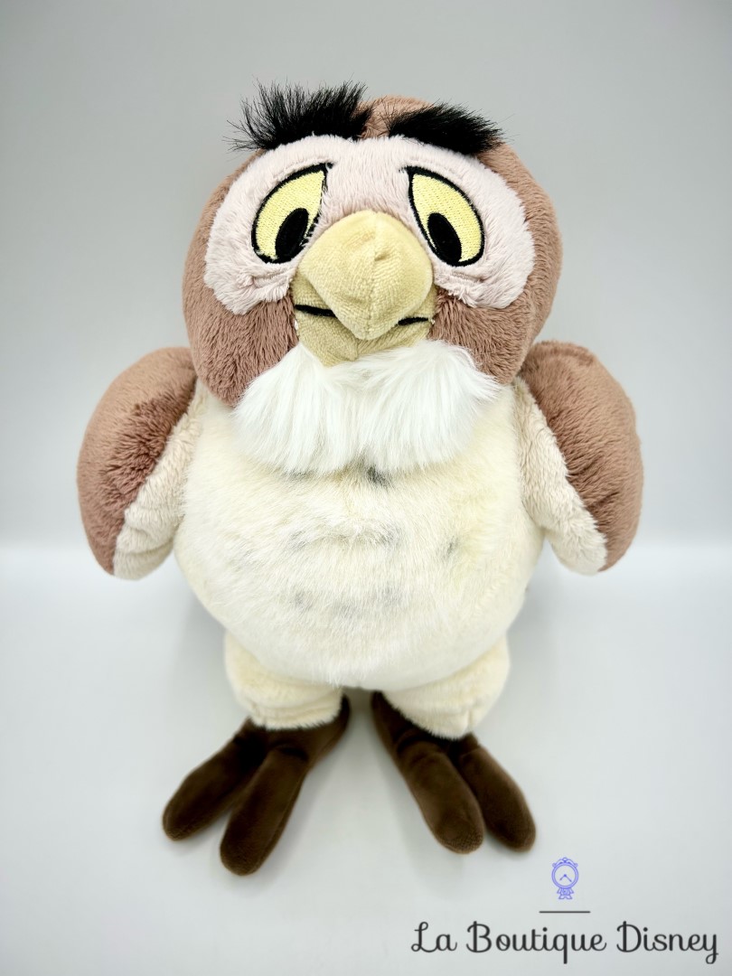 Peluche Maitre Hibou Disney Store 2015 Winnie l ourson marron ecusson 34 cm