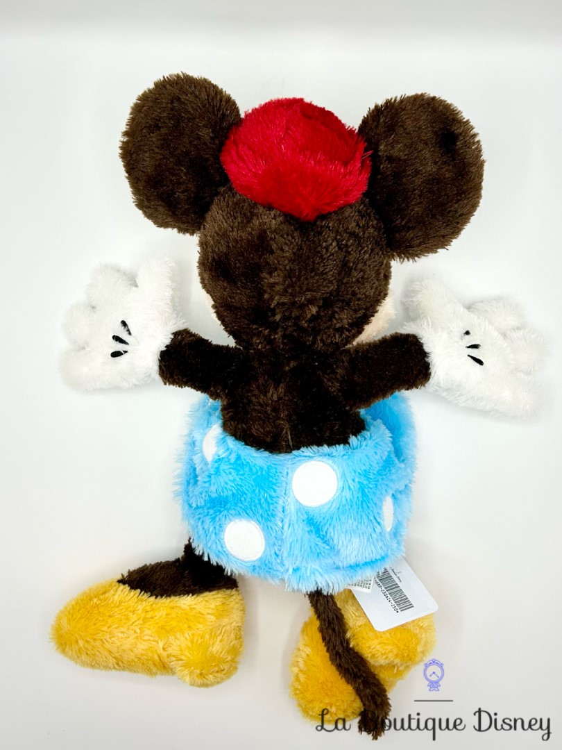 peluche-minnie-mouse-rétro-vintage-poils-longs-disney-parks-disneyland-bleu-fleur (3)