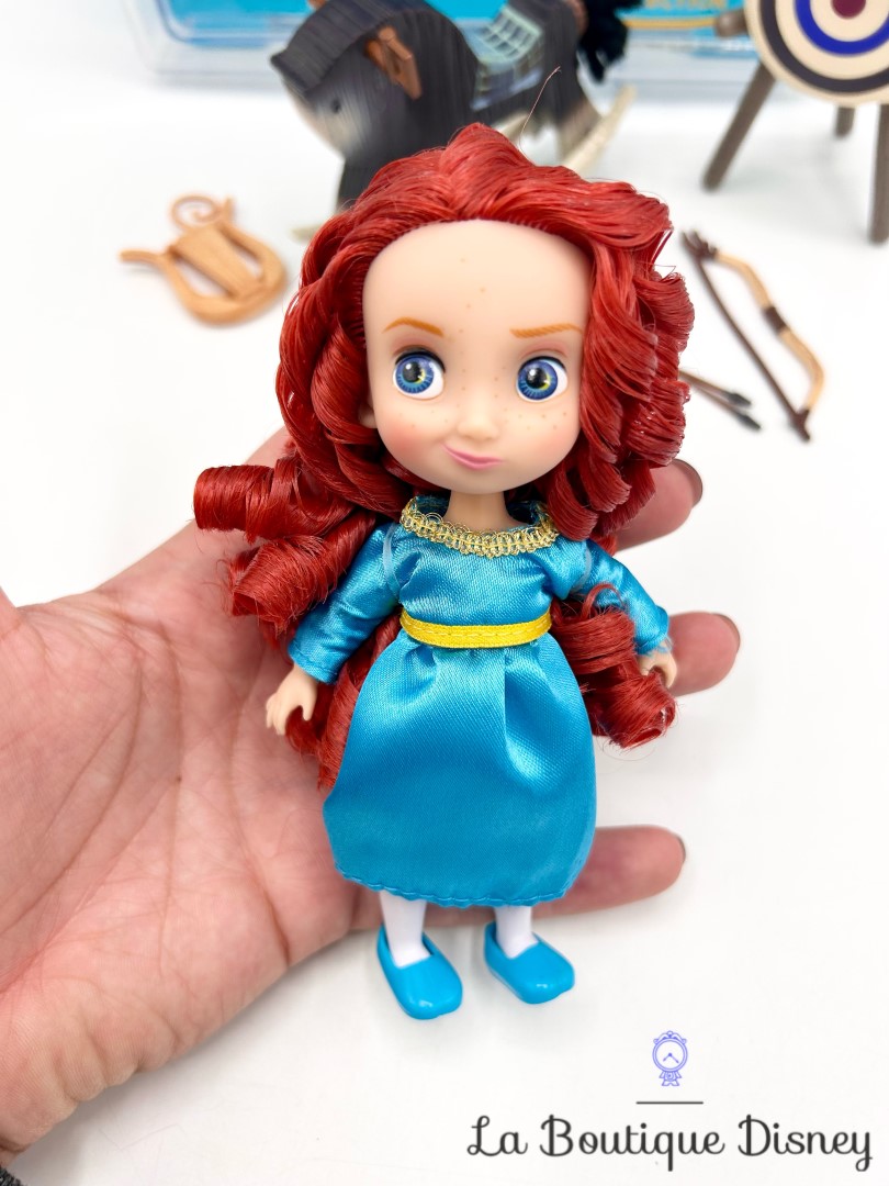 Ensemble de jeu Coffret Mini Poupée Mérida Rebelle Animators Collection Disney Store valise