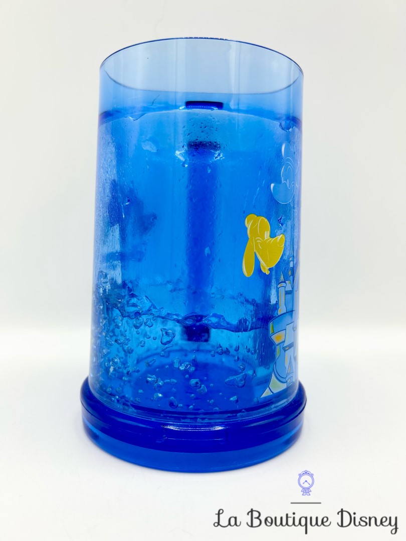 Tasse plastique Mickey Freezer Disneyland Paris Disney mug chope congélateur glace bleu