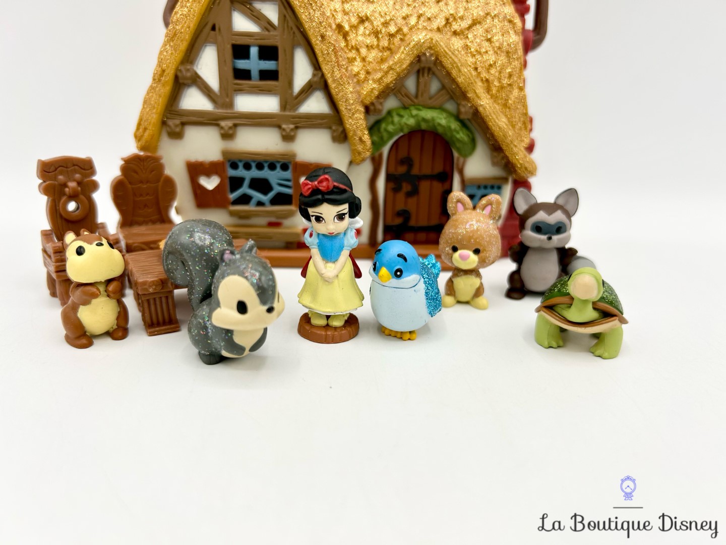 Figurine Chaumière Blanche Neige Animators Collection Littles Disney Store 2021 Coffret jeu micro maison miniature