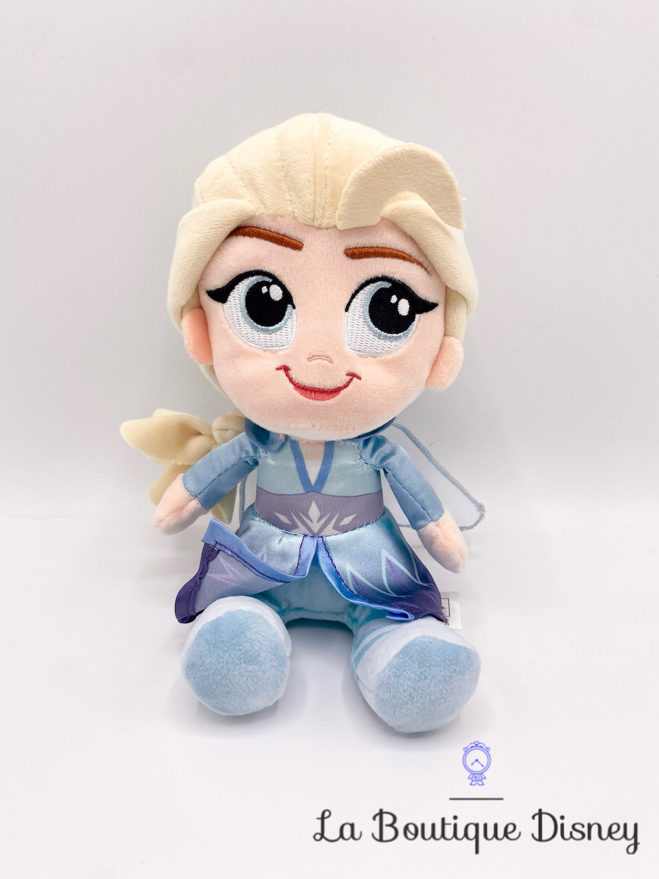 Peluche Elsa La reine des Neiges Disney Nicotoy Frozen 2 poupée gros yeux