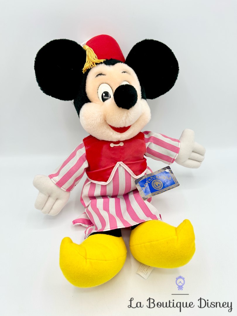 peluche-mickey-adventureland-euro-disney-disneyland-vintage-rose-rouge (8)