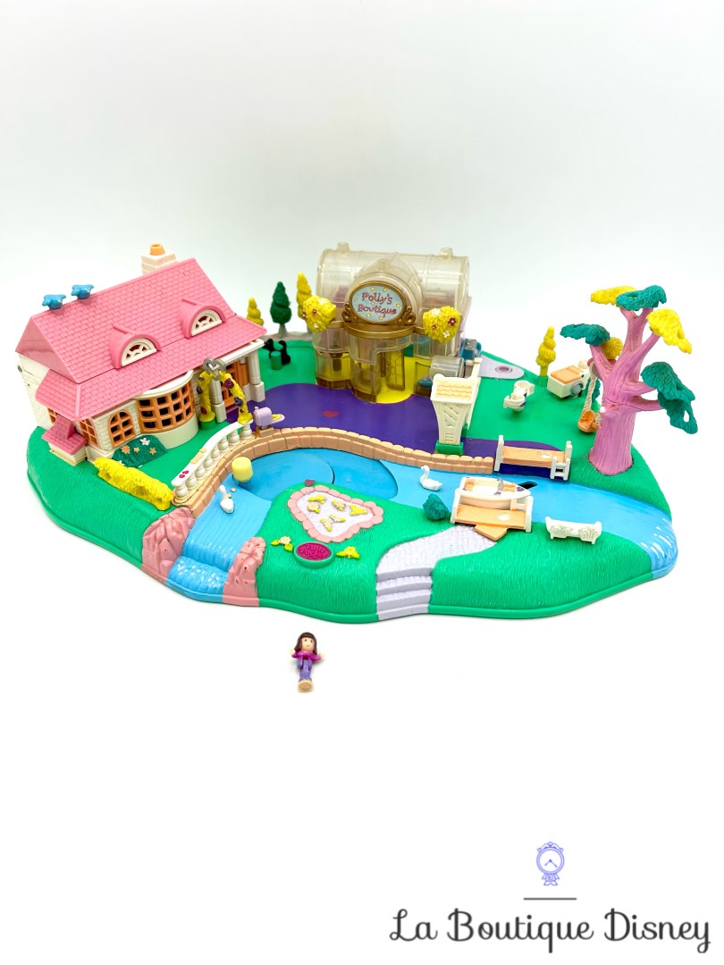 Polly Pocket Bluebird 1996 Polly's Boutique village maison personnage