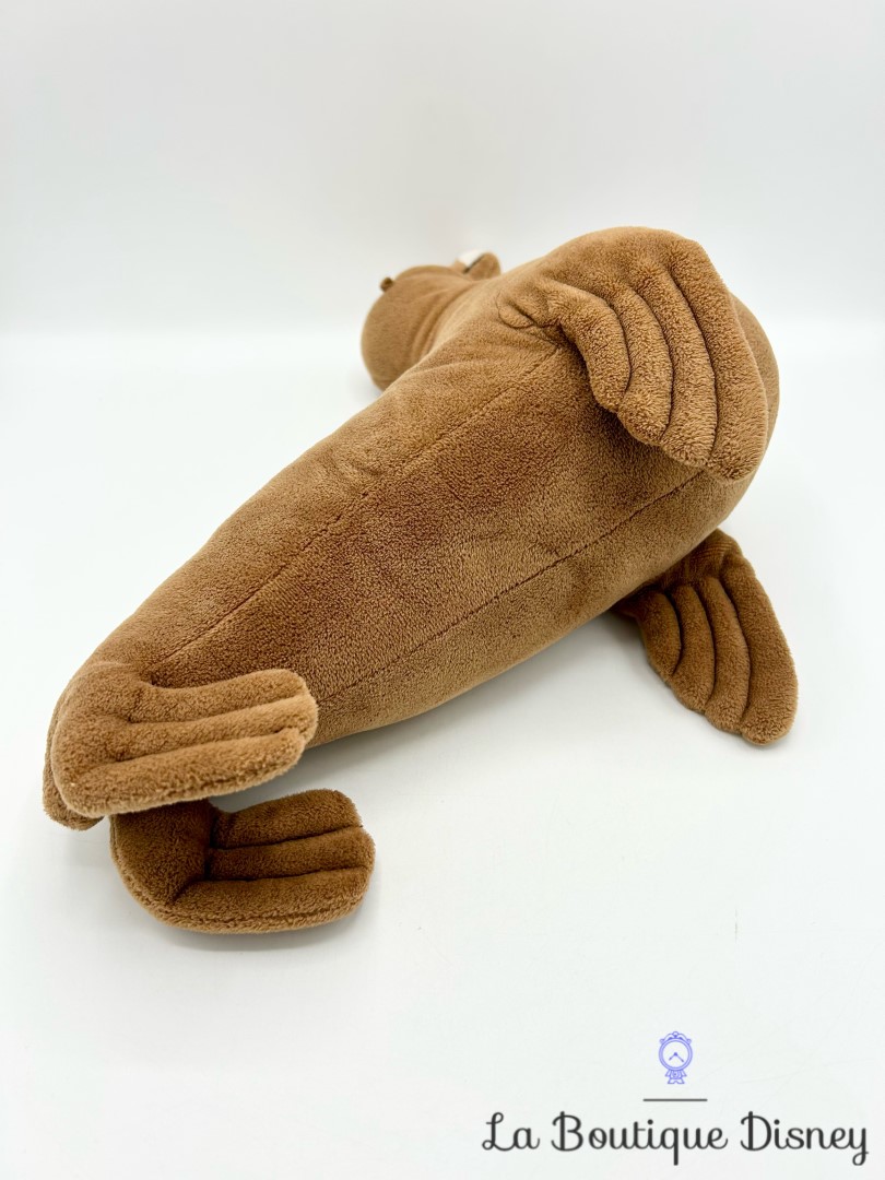 Peluche Rudder Le monde de Dory Disney Store écusson otarie marron 38 cm (1)