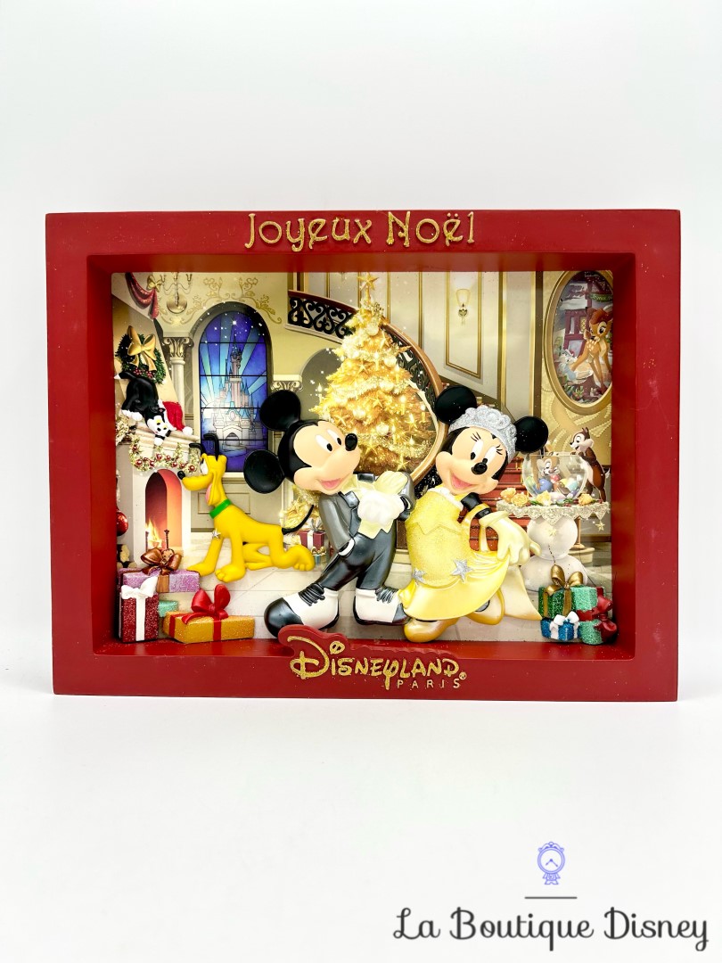 cadre-decoration-mickey-minnie-noel-disneyland-disney-3D-rouge (3)