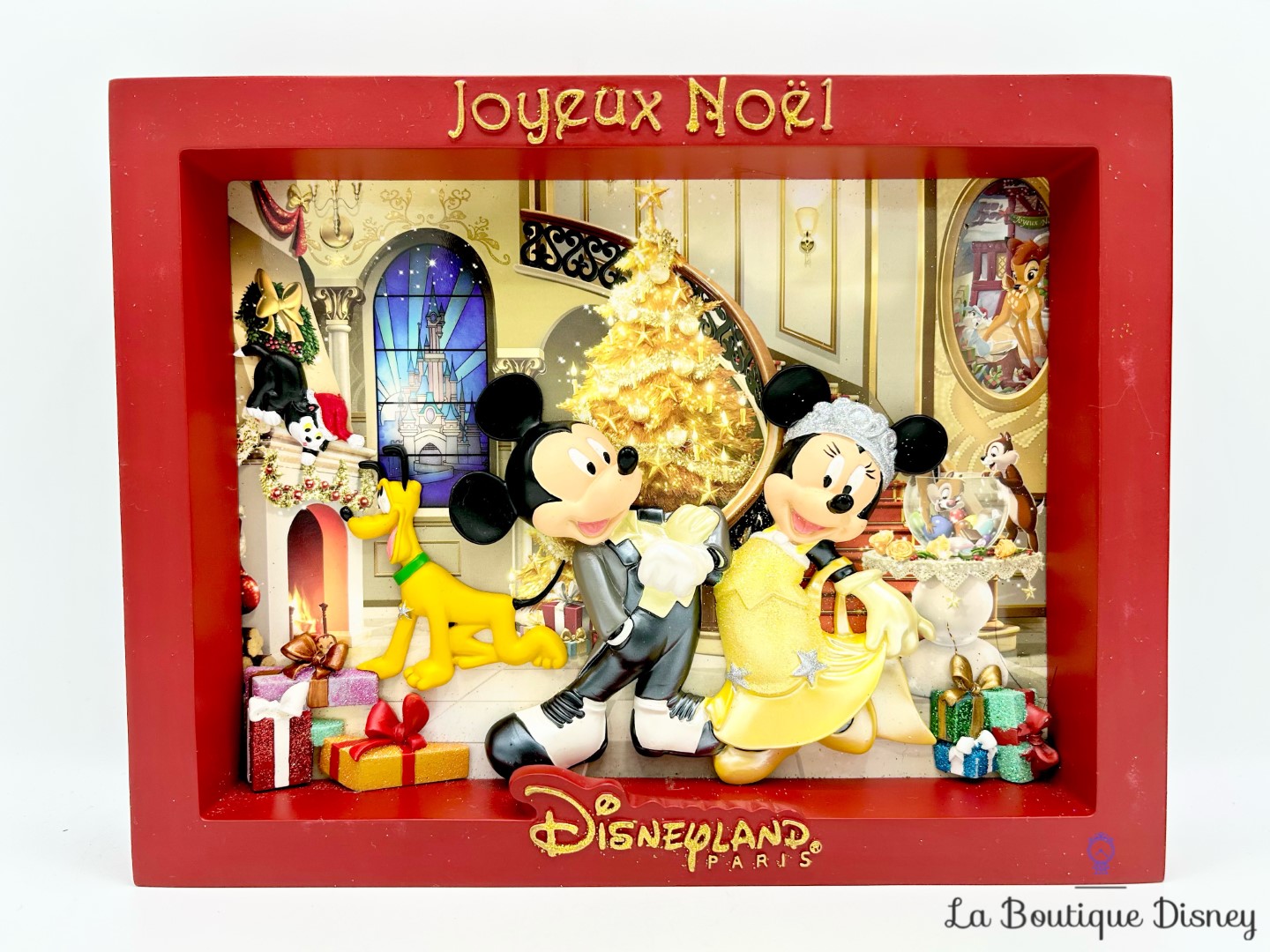 cadre-decoration-mickey-minnie-noel-disneyland-disney-3D-rouge (2)