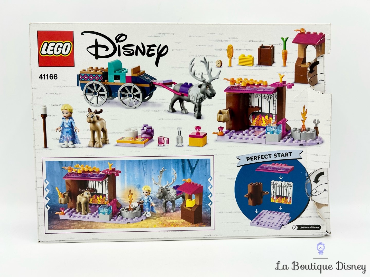 Jouet LEGO 41166 L'aventure en calèche d'Elsa Disney Frozen II La reine