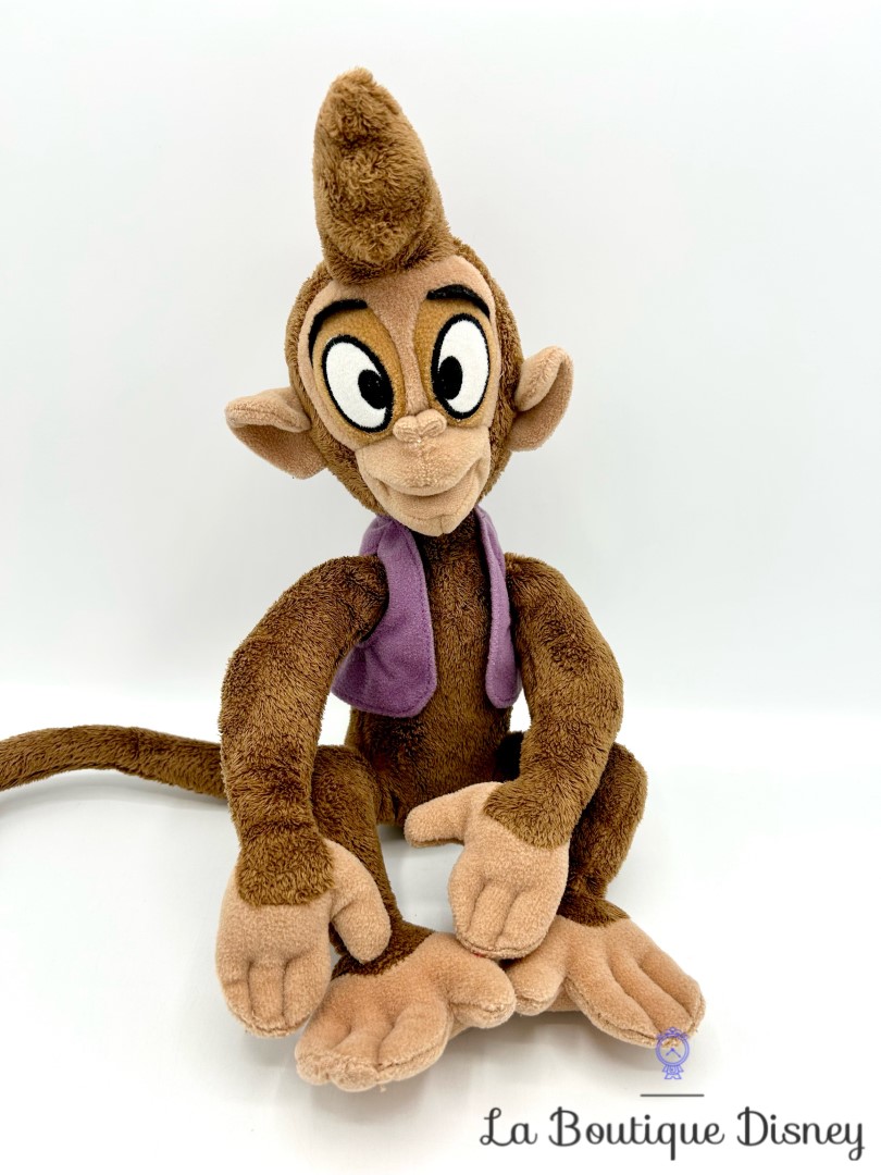 Peluche Abu singe Aladdin Disney marron chapeau 36 cm