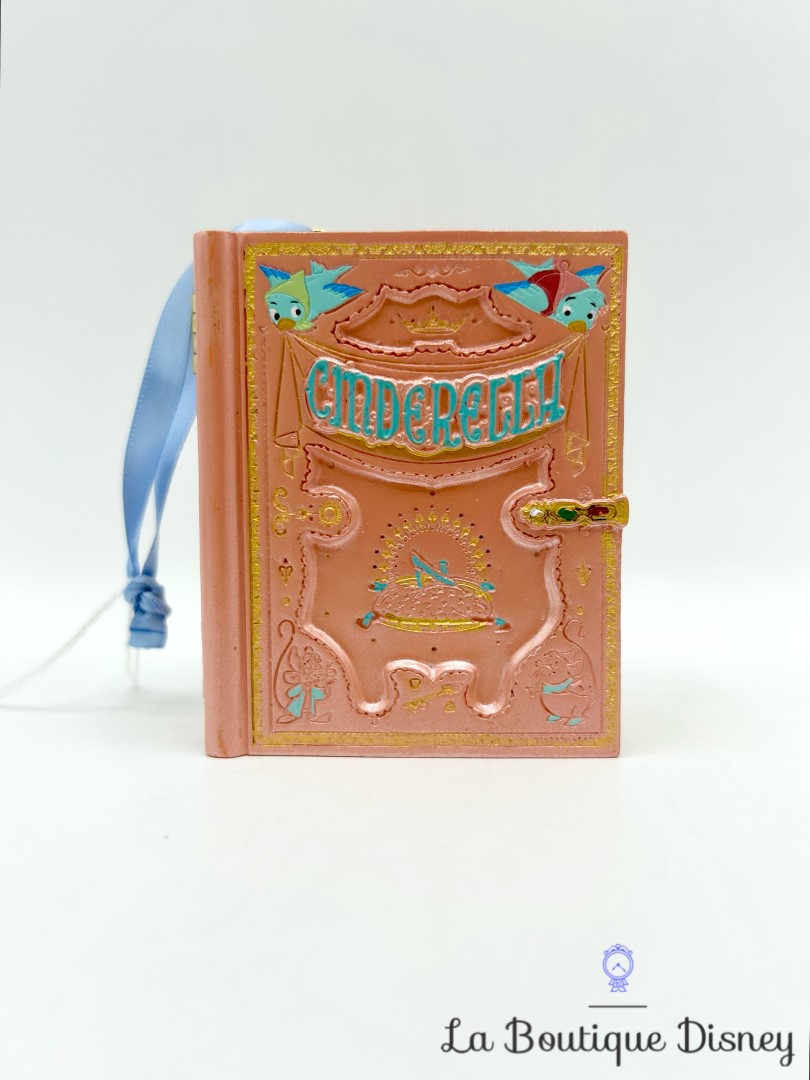 Ornement Noël Sketchbook Cinderella Storybook musical Disney Store 2023 Living Magic boule suspension