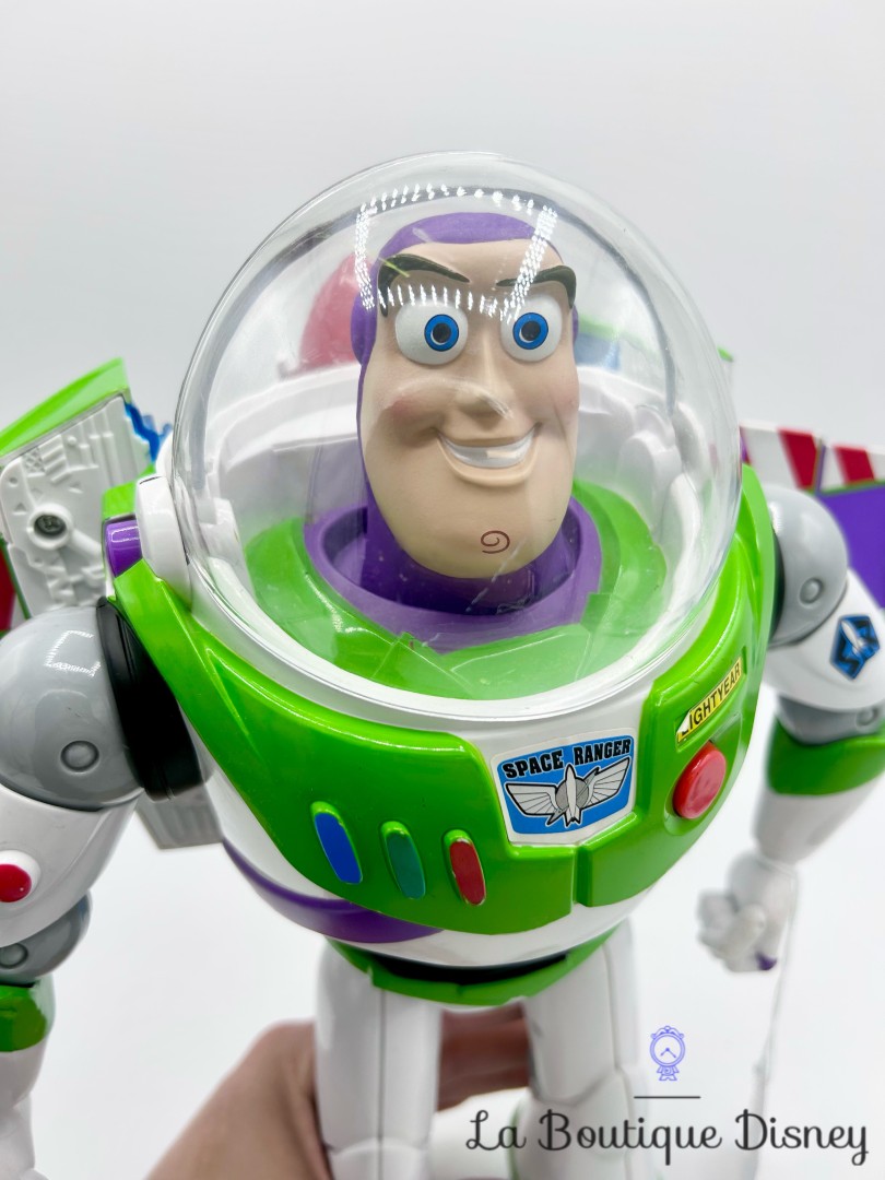 Figurine parlante Buzz lÉclair Rocket Blast Turbo Super Fusée Disney Mattel 2015 Toy Story 20ème anniversaire 32 cm