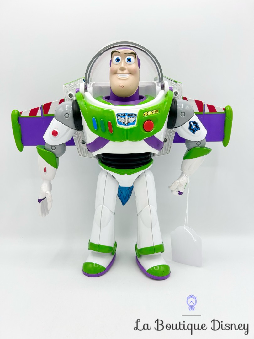 Figurine parlante Buzz lÉclair Rocket Blast Turbo Super Fusée Disney Mattel 2015 Toy Story 20ème anniversaire 32 cm