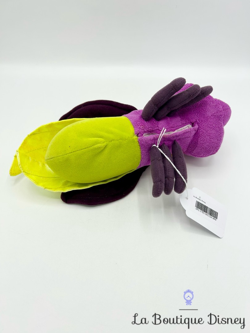 Peluche Flambeau Disney Clochette et la Pierre de Lune luciole violet lumineuse 30 cm