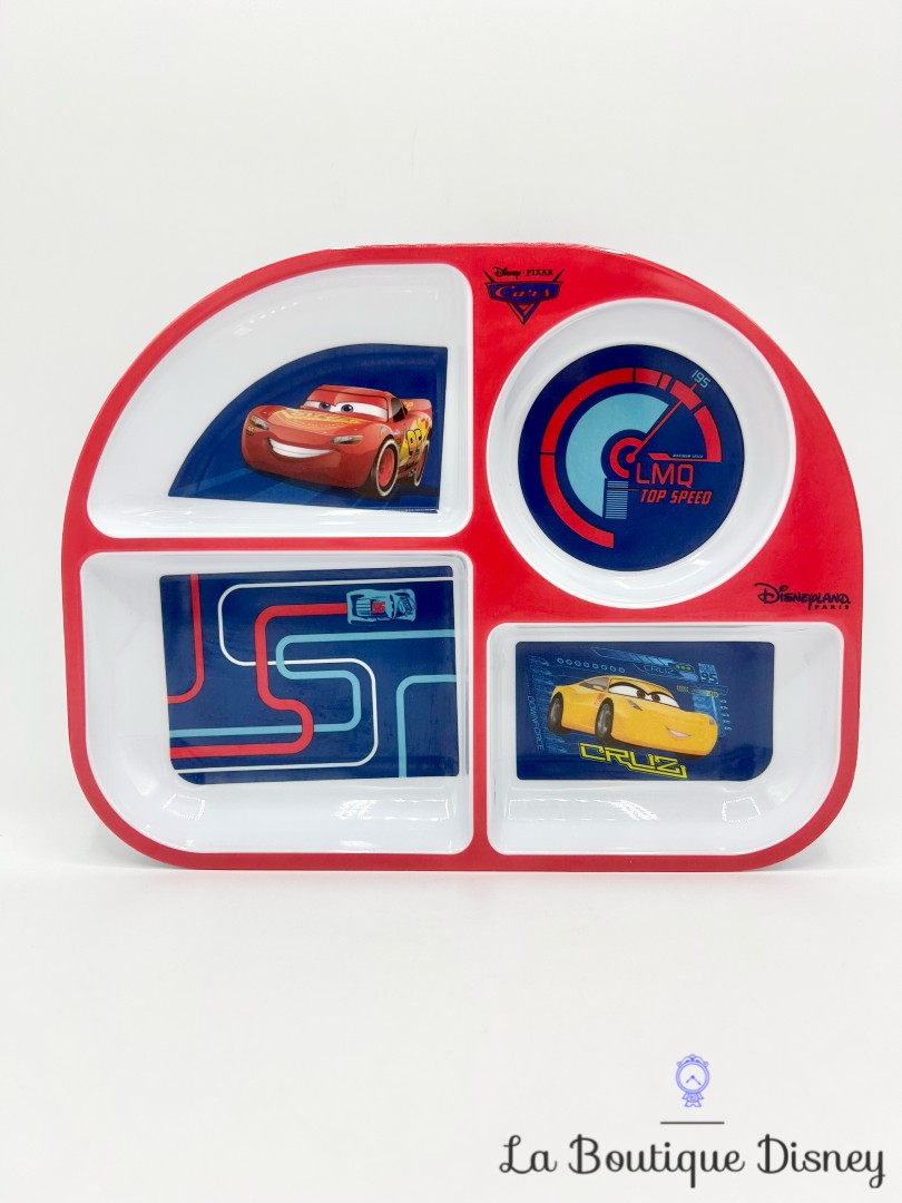 Assiette compartiments cars disneyland paris 2021 disney pixar