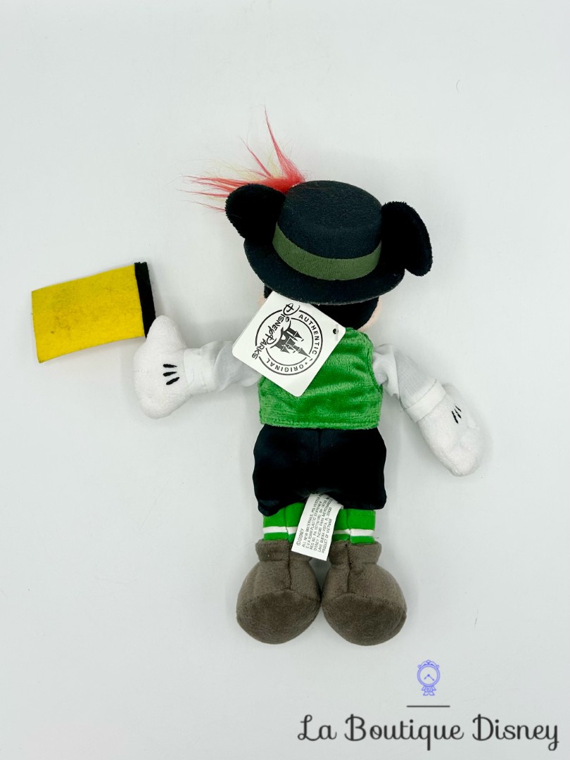Peluche Mickey Mouse Epcot Oktoberfest Germany Allemagne Disney Parks 2012 drapeau 28 cm
