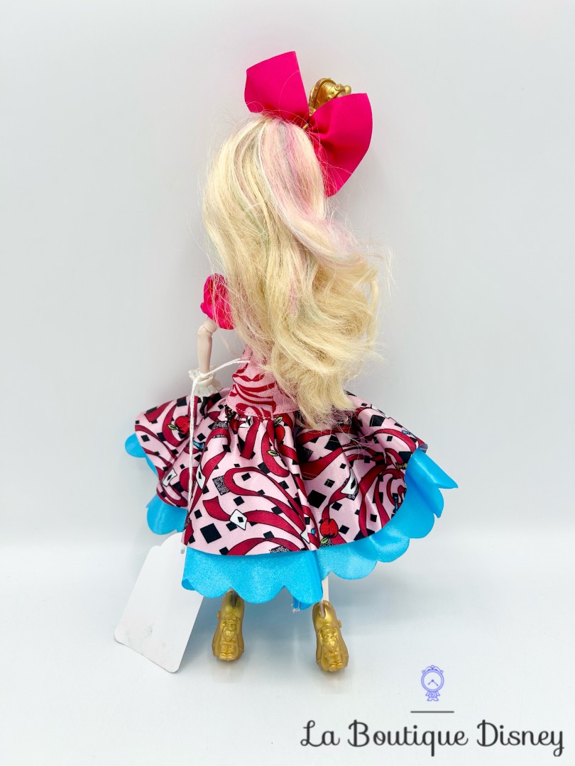 Poupée Ever After High Apple White Way too Wonderland cartes rose 28 cm