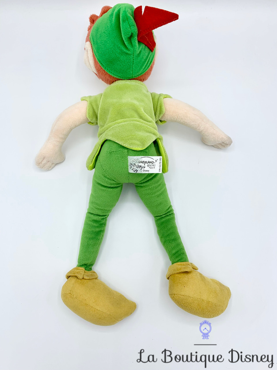 poupée-chiffon-peter-pan-disneyland-paris-disney-peluche-40-cm-vert-5