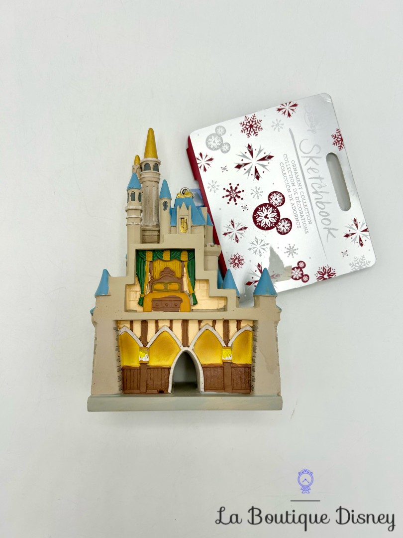 Ornement Noël Sketchbook Magic Kingdom Castle Walt Disney World USA Disney Store 2021 château boule suspension
