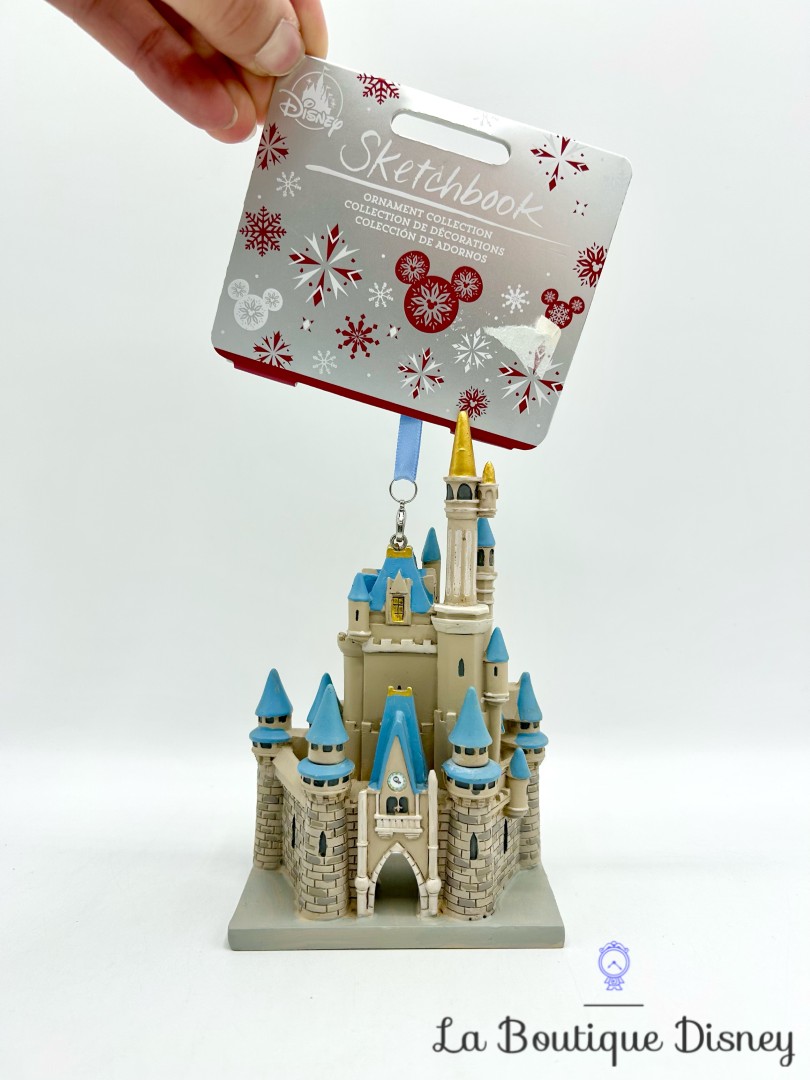 Ornement Noël Sketchbook Magic Kingdom Castle Walt Disney World USA Disney Store 2021 château boule suspension
