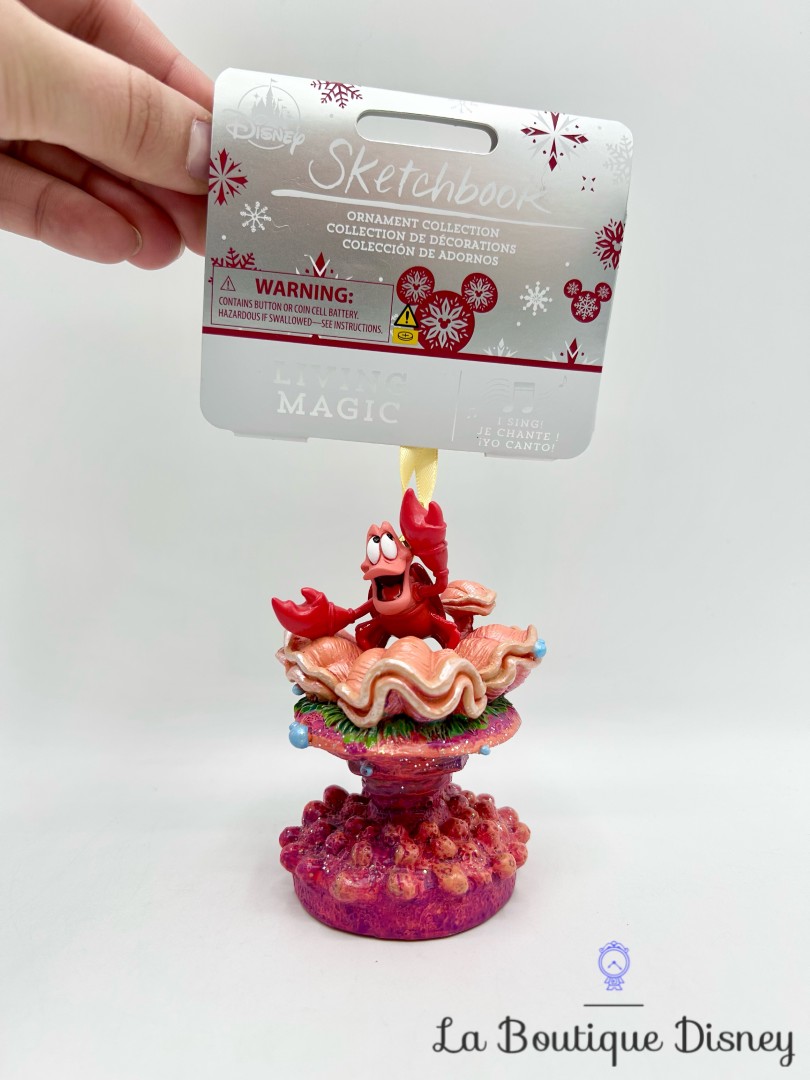 ornement-noel-sketchbook-sebastien-crabe-musical-disney-store-living-magic-la-petite-sirene-suspension-boule (2)