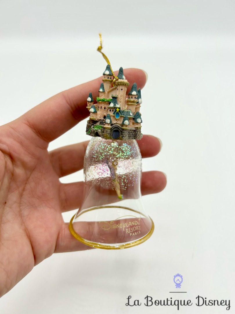 boule-noel-cloche-verre-chateau-fée-clochette-disneyland-paris-disney-ornement-suspension (1)