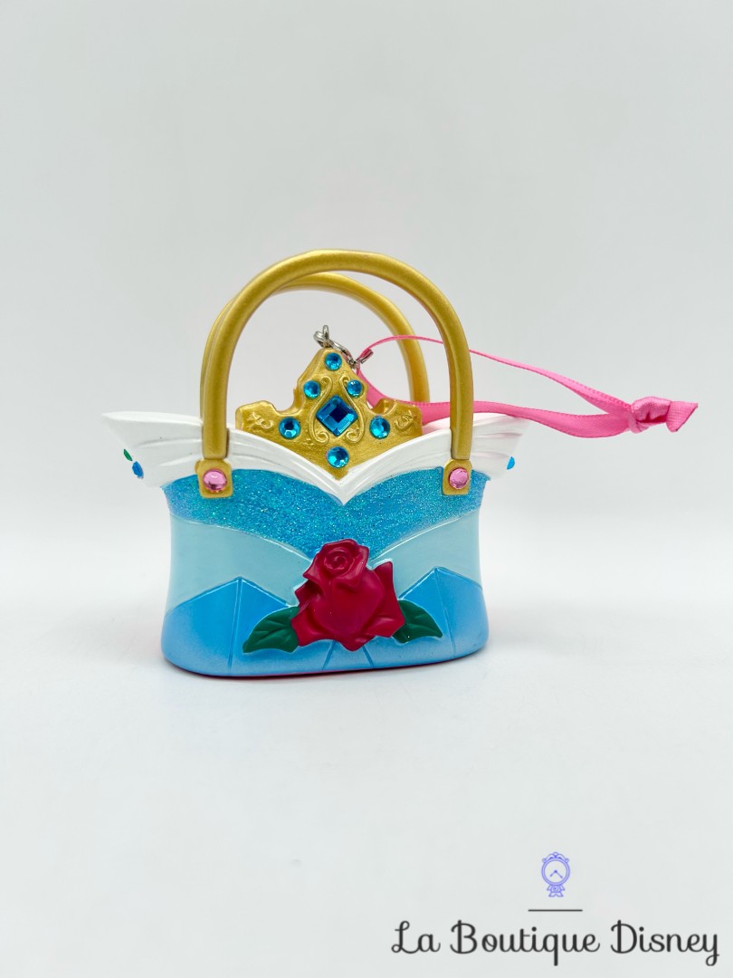 Ornement Noël Mini Sac à main Aurore Disney Parks 2017 La Belle au Bois Dormant Handbag boule suspension