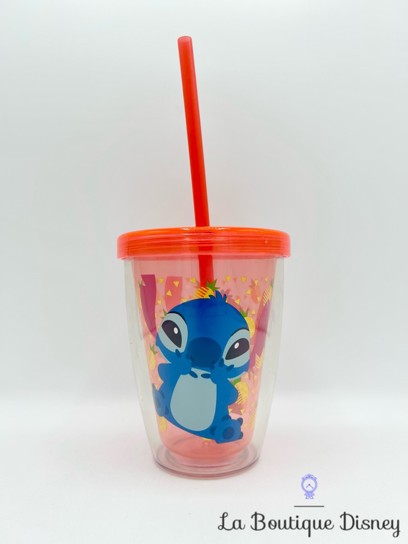 gobelet-paille-stitch-ananas-disney-store-verre-plastique-rose (4)