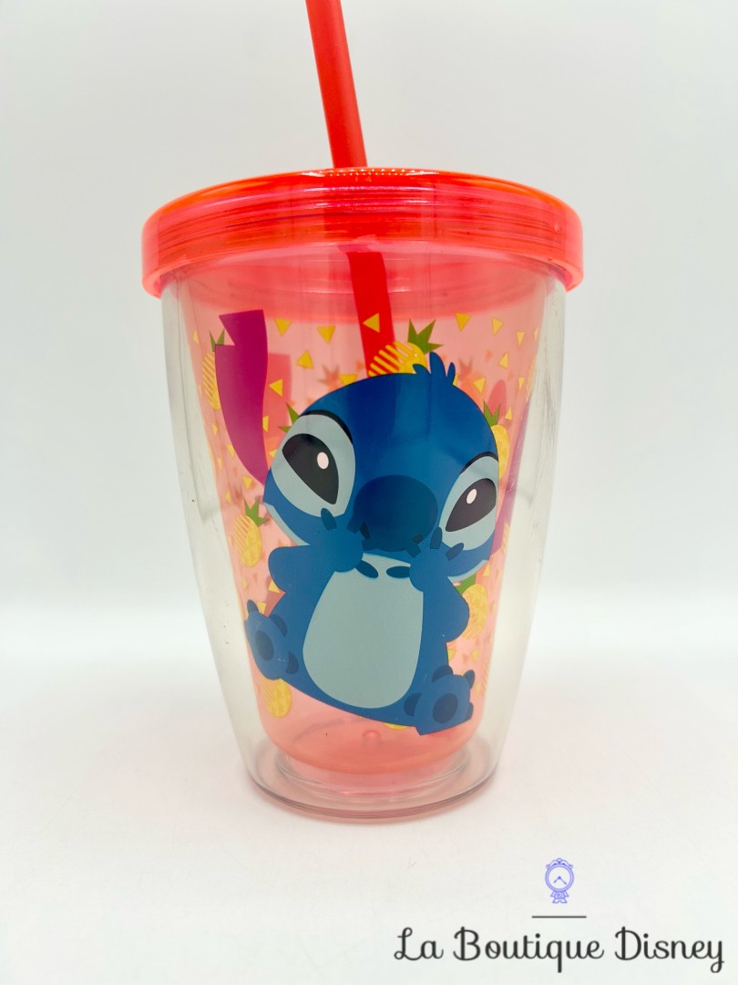 gobelet-paille-stitch-ananas-disney-store-verre-plastique-rose (6)