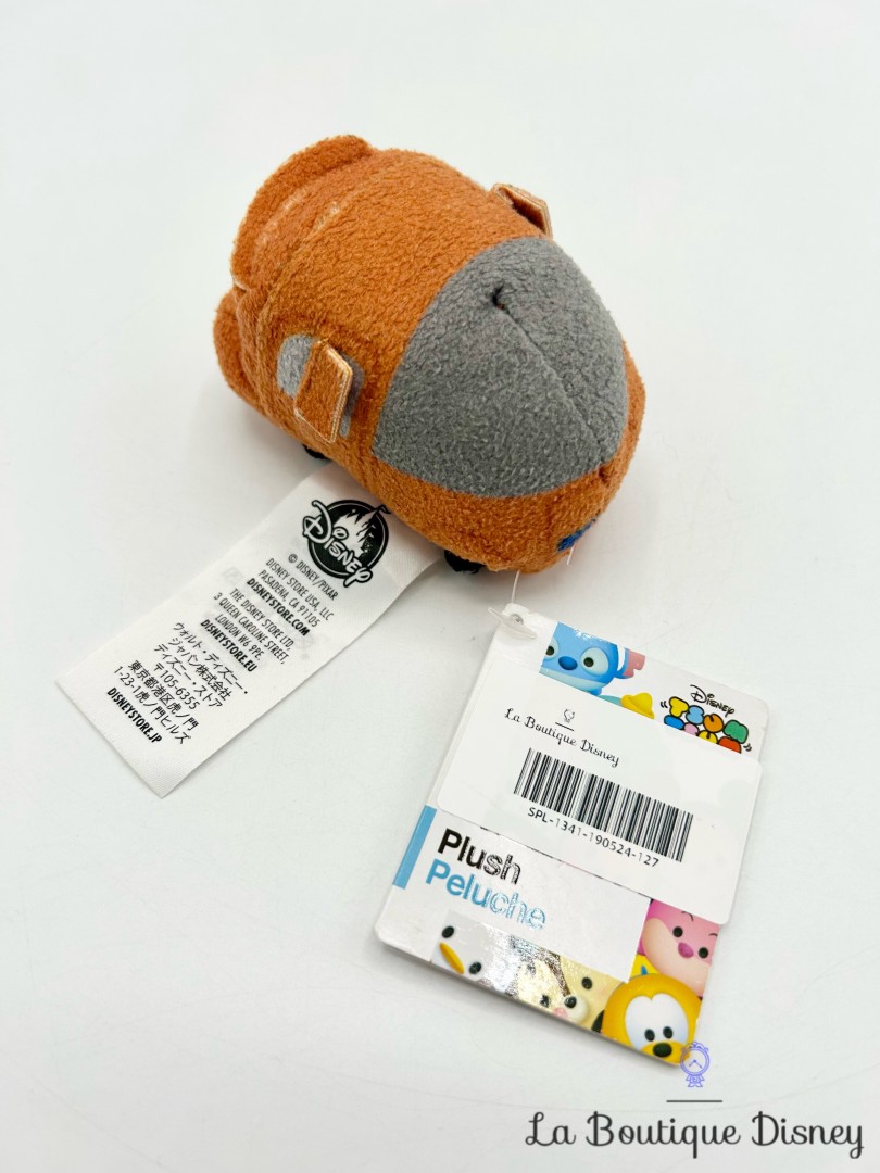 Peluche Tsum Tsum Smokey Cars 3 Disney Store 2017 voiture marron